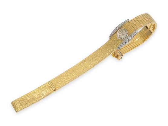 Armbanduhr: sehr seltene vintage Cocktailuhr von Omega, extrem seltenes Design, Brillantbesatz, Miniaturuhrwerk, ca.1960 - photo 3
