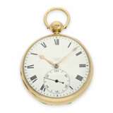 Taschenuhr: schweres, englisches Taschenchronometer mit Federchronometerhemmung nach Thomas Earnshaw, William Gravell, London, Hallmarks 1821 - Foto 1