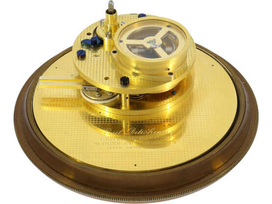 Marinechronometer: bedeutendes Marinechronometer mit Zentralsekunde und zusätzlichem sehr seltenen elektrischen Minutenimpuls, Paul Ditisheim "Central Seconds Marine Chronometer Mo.1011", ca.1920 - фото 5
