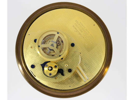 Marinechronometer: bedeutendes Marinechronometer mit Zentralsekunde und zusätzlichem sehr seltenen elektrischen Minutenimpuls, Paul Ditisheim "Central Seconds Marine Chronometer Mo.1011", ca.1920 - фото 8