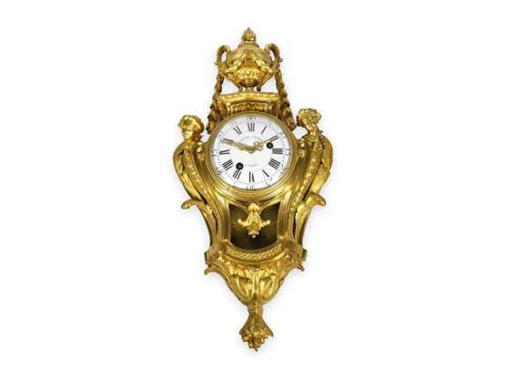 Kutschenuhr/Carteluhr: bedeutendes, museales Ensemble zweier früher Louis XV Uhren von Etienne Le Noir, königlicher Uhrmacher, Paris um 1740/50 - Foto 5