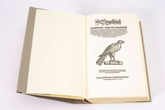 Gessner, Conrad: "Vogelbuch", Reprint - photo 1