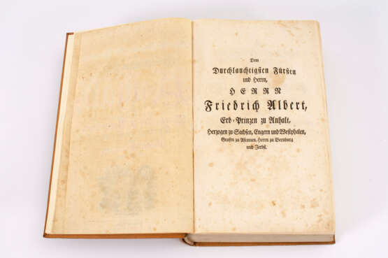 Lentzii, Samuelis: Historisch-Genealogische Fürstellung des Hauses Anhalt - фото 3