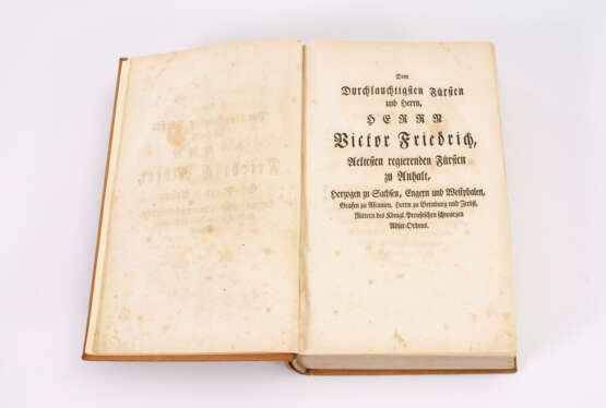 Lentzii, Samuelis: Historisch-Genealogische Fürstellung des Hauses Anhalt - фото 4