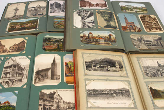 4x Postkartenalbum mit zusammen ca 1304 Ansichtskarten nur Elsaß - photo 2