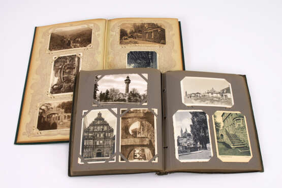 2x Postkartenalbum mit ca 408 Ansichtskarten, Deutschland, vor 1945 - photo 2