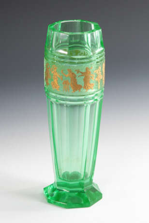 Jugendstil-Vase mit Ätzdekor - Foto 1