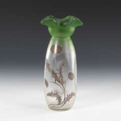 Vase mit Löwenzahndekor, CARL GOLDBERG