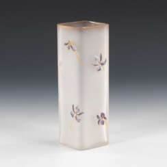 Jugendstil-Vase mit Emailmalerei, LEGRAS ; CIE