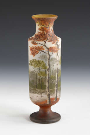 Vase mit Landschaftsdekor, GAUTHIER - Foto 1