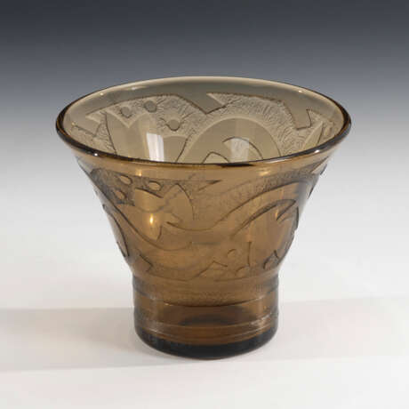 Art-déco-Vase mit Ätzdekor, DAUM - фото 1