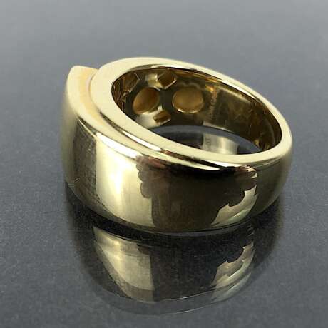 Sehenswerter, großer, schwerer Damen-Ring, Gelb-Gold 585, ungetragen / neu, sehr gut. - фото 3