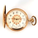 Goldene Savonnette mit Uhrenkette - photo 1