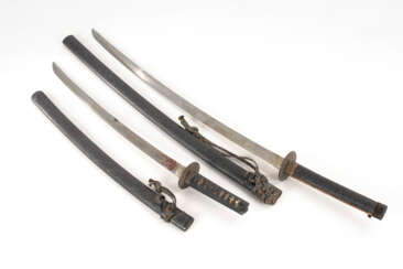 2 Samurai-Schwerter -Katana und Wakizashi