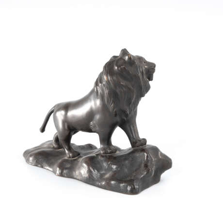 Bronzeskulptur: Majestätischer Löwe - Foto 2