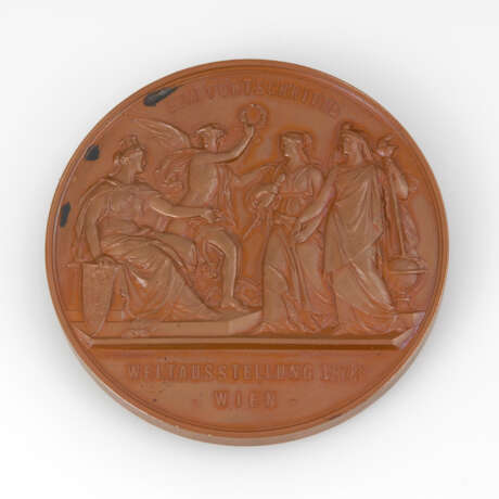 Medaille "Weltausstellung 1873 Wien" im Etui - Foto 2