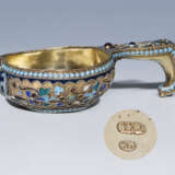 Russischer Cloisonné-Email-Kovsch - photo 1