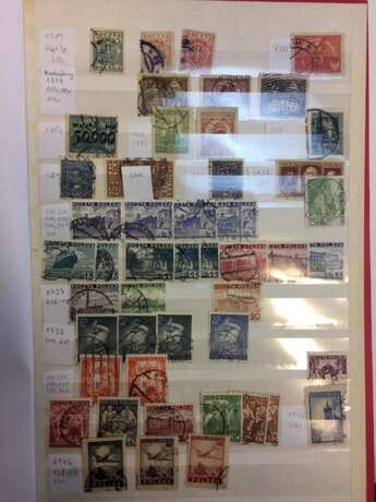 Sortierte Briefmarkensammlung POLEN, UNGARN, BULGARIEN, JUGOSLAWIEN, RUMÄNIEN, GRIECHENLAND, TÜRKEI, TSCHECHOSLOWAKEI - фото 5