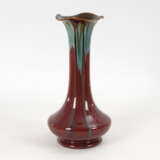 Große Jugendstil-Vase mit Laufglasur - Foto 2