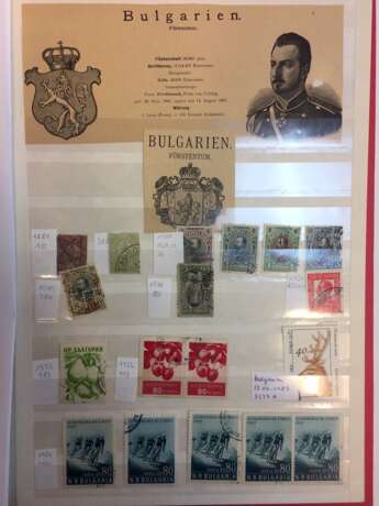 Sortierte Briefmarkensammlung POLEN, UNGARN, BULGARIEN, JUGOSLAWIEN, RUMÄNIEN, GRIECHENLAND, TÜRKEI, TSCHECHOSLOWAKEI - photo 16