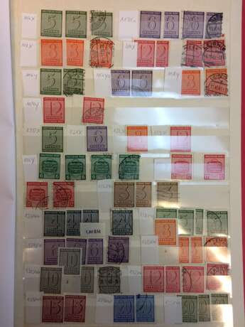 Briefmarkensammlung: Sowjetische Besatzungszone: Westsachen, OPD Leipzig 1945. - фото 1