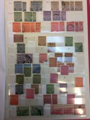 Briefmarkensammlung: Sowjetische Besatzungszone: Provinz Sachen, OPD Halle 1945.