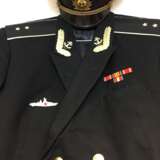Uniformjacke und Schirmmütze der Sowjetischen Flotte, 1971-1990, Mitschman / Midshipman / Fähnrich, sehr gute Erhaltung. - Foto 1