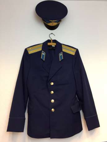 Uniformjacke, Jacke, Schirmmütze der Sowjetischen Luftstreitkräfte, 1971 - 1990, Leutnant, sehr gute Erhaltung. - Foto 2
