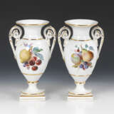 Paar Vasen mit Fruchtmalerei, MEISSEN - Foto 2