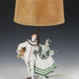 Figürliche Tischlampe "Maskenballszene", FRAUREUTH - фото 1