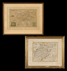 2 Landkarten von Sachsen