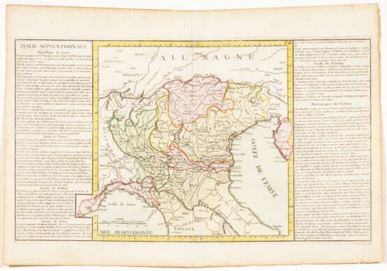 3 Landkarten von Italien - Jean-Baptiste Louis Clouet - photo 1