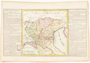 3 Landkarten von Italien - Jean-Baptiste Louis Clouet