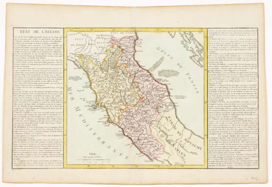 3 Landkarten von Italien - Jean-Baptiste Louis Clouet - photo 2