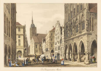 Ansicht des Prinzipalmarktes in Münster