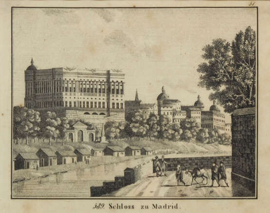 Ansicht des Schlosses zu Madrid - Foto 1