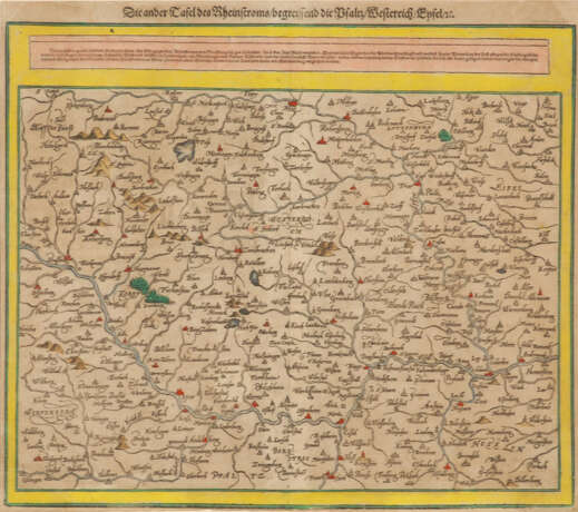 Landkarte der Region Pfalz - Sebastian Münster - Foto 1