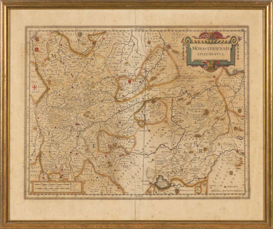 Landkarte des Bistums Münster - Johannes Blaeu - Foto 1