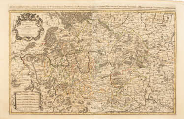 Landkarte des Fränkischen Reichskreises - Nicolas Sanson