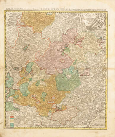 Landkarte des Fränkischen Reichskreises - Johann Baptist Homann - фото 1