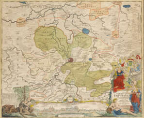 Landkarte von Erfurt - Johann Baptist Homann