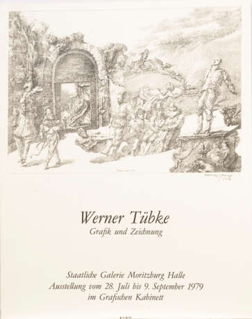 TÜBKE, Werner: Ausstellungsplakat - Foto 1