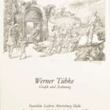 TÜBKE, Werner: Ausstellungsplakat - Foto 1