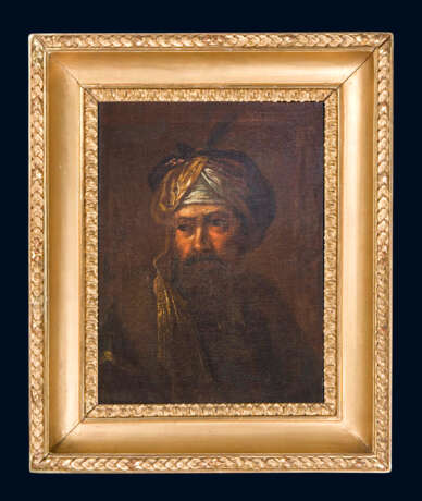 Altmeister-Porträt 17-18 Jahrhundert "Mann mit Turban" - фото 2