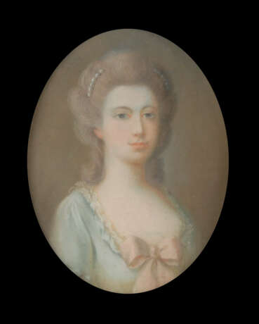 Anonym: Ovales Pastell um 1800 - фото 1