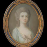 Anonym: Ovales Pastell um 1800 - photo 2