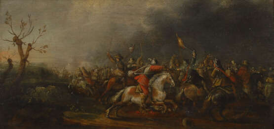 Barockmaler: Reiter in der Schlacht - фото 1