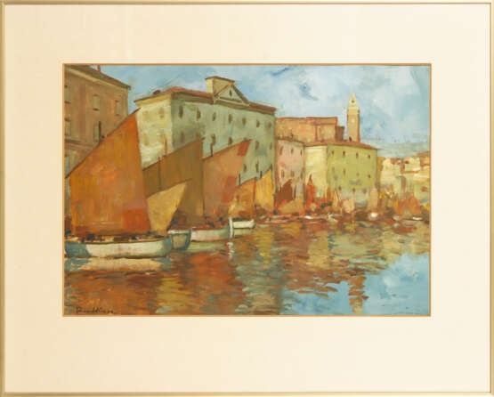 HASE, Ernst: Fischerboote in Venedig - фото 2