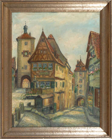 HAUSLER, Franz: Stadtansicht von Rothenburg ob der Tauber - Foto 2