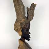 Seltene Skulptur / Plastik: Afrikanischer Buschmann / Stammes-Mann, Südafrika, Afro-Gelbholz, aufwendig, sehr selten! - photo 1